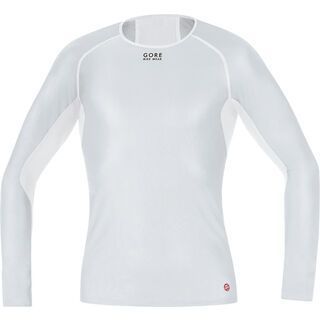 Gore Bike Wear Base Layer Windstopper Shirt Lang, light grey/white - Funktionsunterwäsche