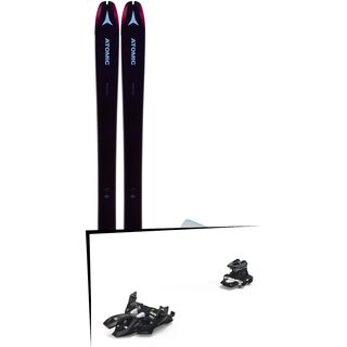 Set: Atomic Backland 85 W + Hybrid Skin 85 2019 + Marker Alpinist 12 black/titanium