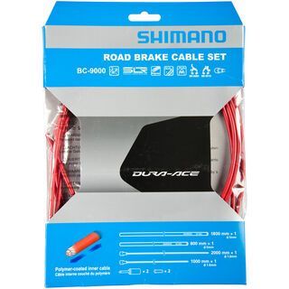 Shimano Bremszug-Set Dura-Ace Polymer beschichtet rot