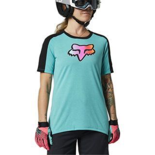 Fox Womens Ranger Drirelease SS Jersey teal