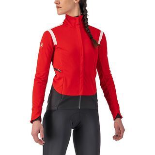 Castelli Alpha RoS 2 W Jacket red/white-silver gray