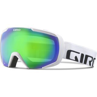 Giro Basis, white wordmark/loden green - Skibrille