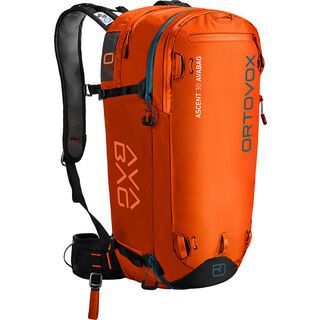 Ortovox Ascent 30 Avabag Kit, ohne Kartusche, crazy orange - Lawinenrucksack