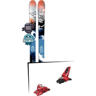 Set: Icelantic Nomad 105 Lite 2018 + Marker Squire 11 ID red