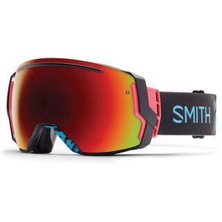 Smith I/O 7 + Spare Lens, neon blacklight/red sol-x mirror - Skibrille