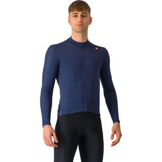 Castelli Espresso Thermal Jersey belgian blue