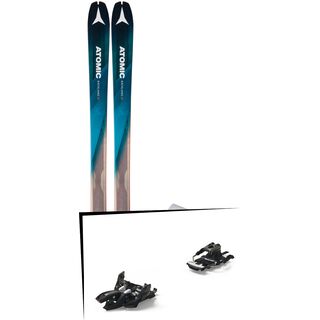 Set: Atomic Backland 85 + Skin 2018 + Marker Alpinist 9 Long Travel black/titanium