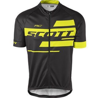 Scott RC Team 10 S/L Shirt, black/sulphur yellow - Radtrikot