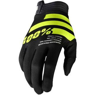 100% iTrack Glove black/yellow