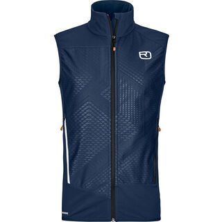 Ortovox Merino Naturtec Light Col Becchei Vest M deep ocean