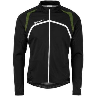 Scott Windstopper Premium EV2.0 l/sl Shirt, black/green - Radtrikot