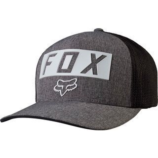 Fox Moth Stacked Flexfit, heather graphite - Cap