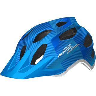 Alpina Carapax Junior, blue-white - Fahrradhelm