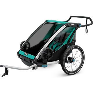 Thule Chariot Lite 2 2018, blue grass/black - Fahrradanhänger