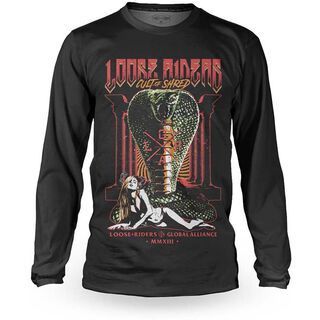 Loose Riders Cult of Shred Jersey LS Cobra black