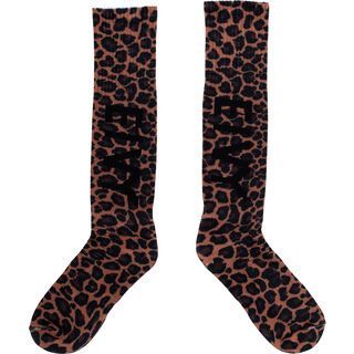 Eivy Under Knee Socks, leopard - Socken
