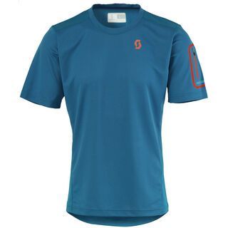 Scott Trail MTN Crew s/sl Shirt, blue - Radtrikot