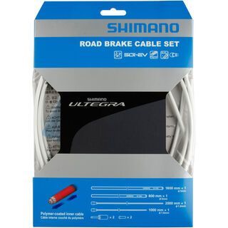 Shimano Bremszug-Set Ultegra Polymer beschichtet, weiß