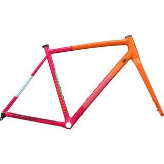 Specialized Crux DSW Frameset amber glow/vivid pink/met. midnight shadow/speckle