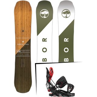 Set: Arbor Coda Rocker 2017 + Flow Fuse-GT (1718345S)