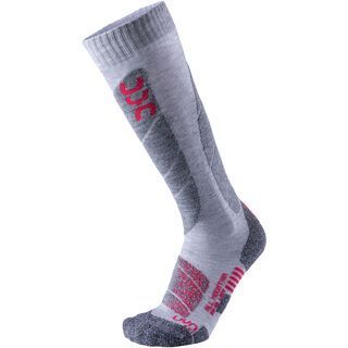UYN All Mountain Ski Socks Lady light grey melange/coral
