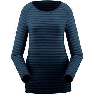 Penguin Frauen Merino Langarm Shirt storm blue