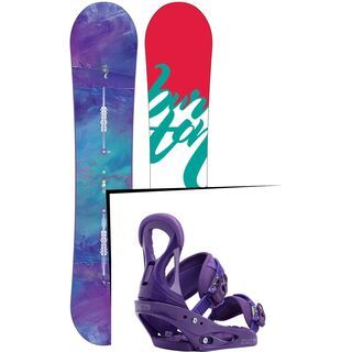 Set: Burton Feather 2015 +  Stiletto (1191383S)