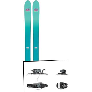 Set: DPS Skis Nina F99 Foundation 2018 + Salomon Warden 11 dark grey/black