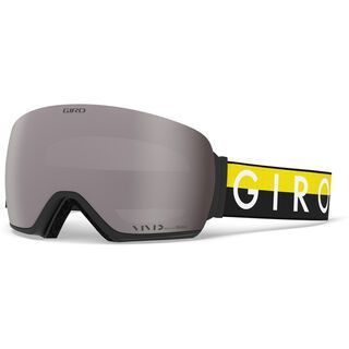 Giro Article inkl. WS, black/yellow/Lens: vivid onyx - Skibrille