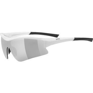 uvex Sportstyle 103 inkl. Wechselgläser, white black/Lens: litemirror silver - Sportbrille