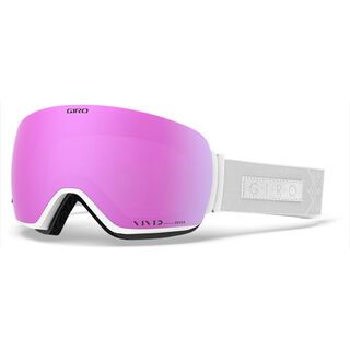 Giro Lusi inkl. WS, white velvet/Lens: vivid pink - Skibrille