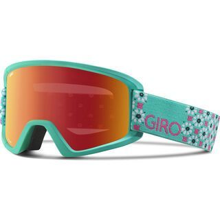 Giro Dylan + Spare Lens, turquoise mosiac/amber scarlet - Skibrille