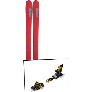 DPS Skis Set: Wailer 105 Hybrid T2 2016 + Marker Kingpin 13