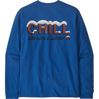 Patagonia Men's Long-Sleeved Chill Responsibili-Tee endless blue