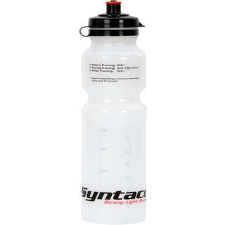 Syntace Bottle, clear red/black - Trinkflasche