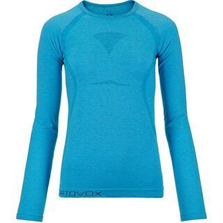 Ortovox Merino Competition Cool Long Sleeve Women, blue lagoon - Unterhemd
