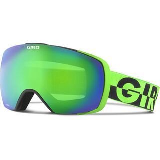 Giro Contact + Spare Lens, bright green 50/50/loden green - Skibrille