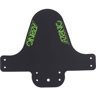 Azonic Splatter Fender, black/neon green - Schutzblech