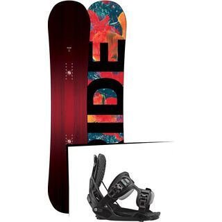 Set: Ride Saturday 2017 + Flow Haylo 2016, black - Snowboardset