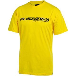 Platzangst Logo Tee, yellow - T-Shirt