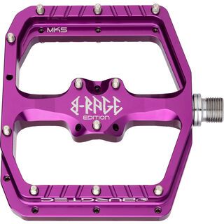 Burgtec Penthouse Flat MK5 Pedals B-Rage Edition purple rain