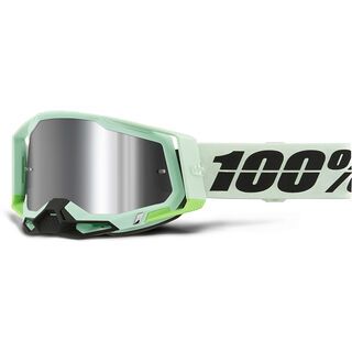 100% Racecraft 2 Goggle - Mirror Silver Flash palomar