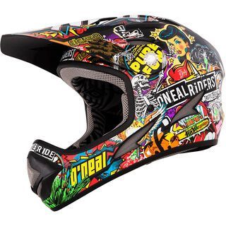 ONeal Backflip Fidlock DH Kids Helmet Evo Crank, black/multi - Fahrradhelm