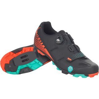 Scott MTB Elite Boa Shoe, matt black/orange - Radschuhe