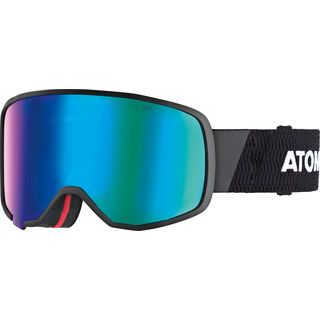 Atomic Revent L RS FDL HD + WS, black/white/Lens: green stereo hd - Skibrille