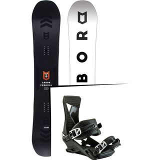 Set: Arbor Formula 2017 + Nitro Zero 2017, not black - Snowboardset