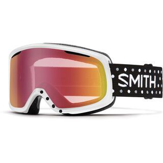 Smith Riot inkl. Wechselscheibe, dots white/Lens: red sensor mirror - Skibrille