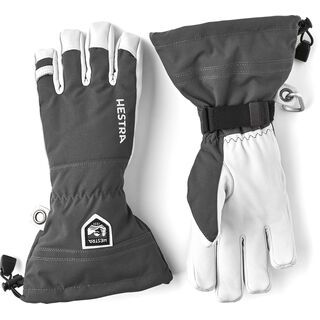 Hestra Army Leather Heli Ski 5 Finger grey