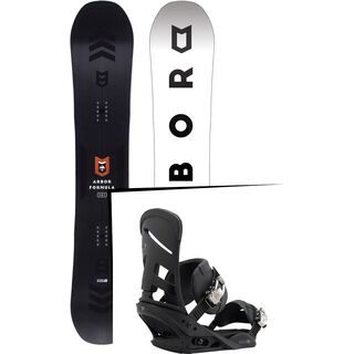 Set: Arbor Formula 2017 + Burton Mission 2017, black - Snowboardset