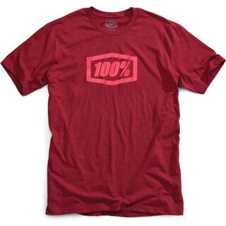 100% Essential T-Shirt, burgundy